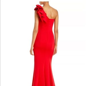 NWT Aqua ruffle should gown